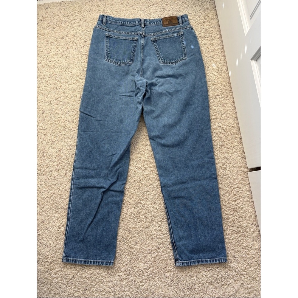 St. John's Bay Relaxed Fit Jeans 16 Blue Vintage High Rise Denim Medium Wash